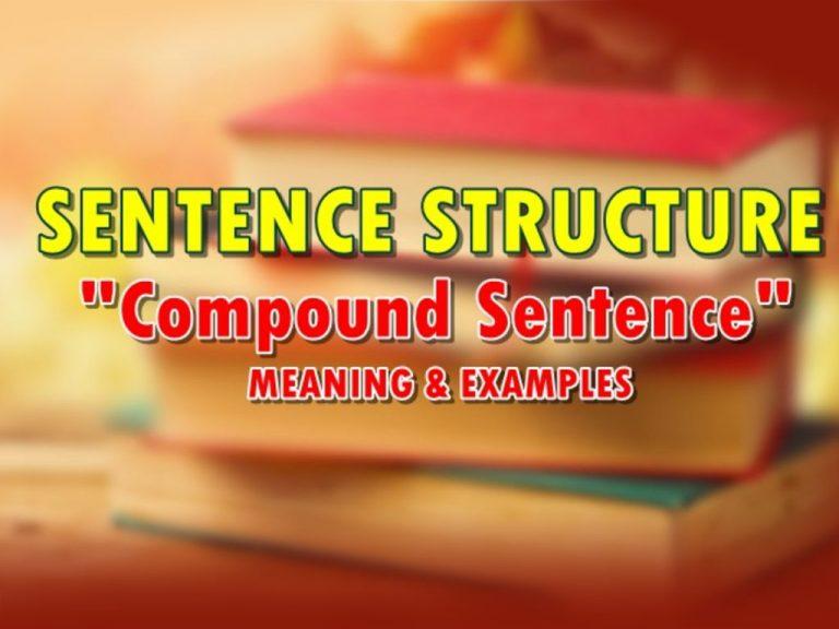 compound sentence examples
