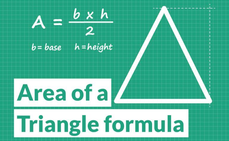 area of a triangle formula