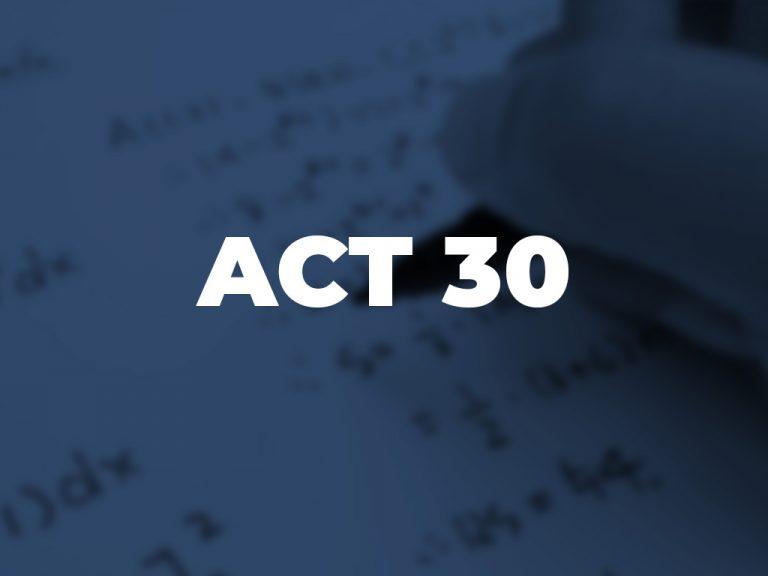 act 30