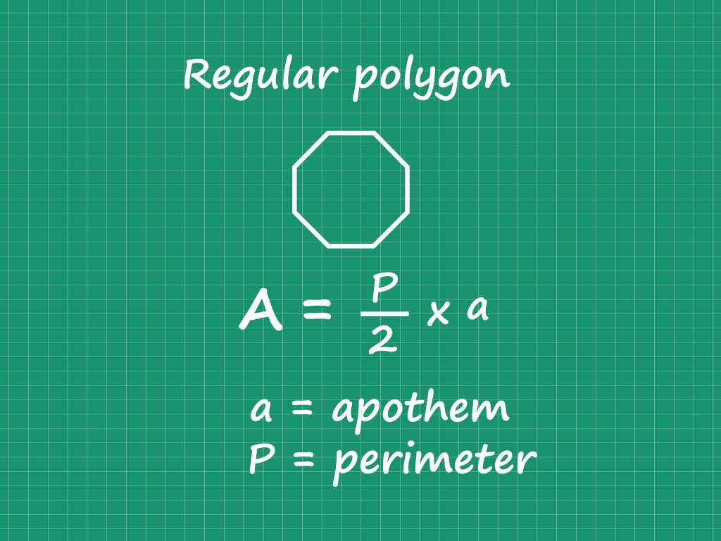areas of regular polygons