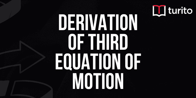 Derivation of third equation of Motion