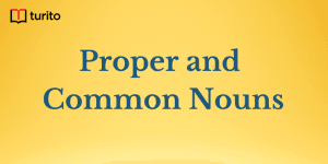 Proper and Common Nouns