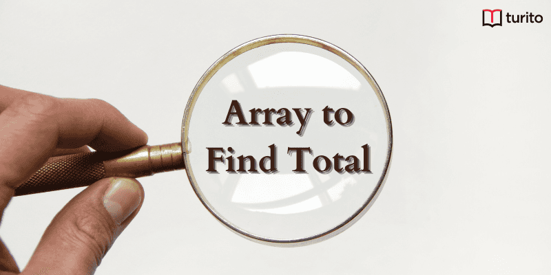 Array to find total