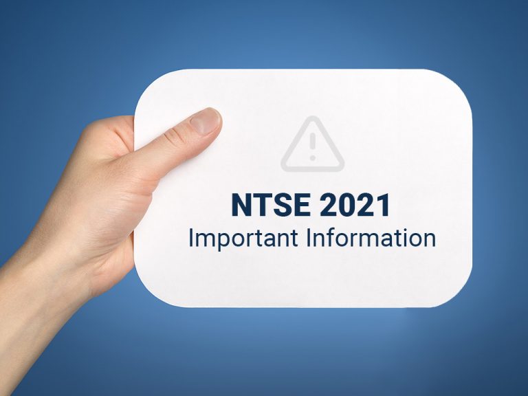 NTSE Updates 2021